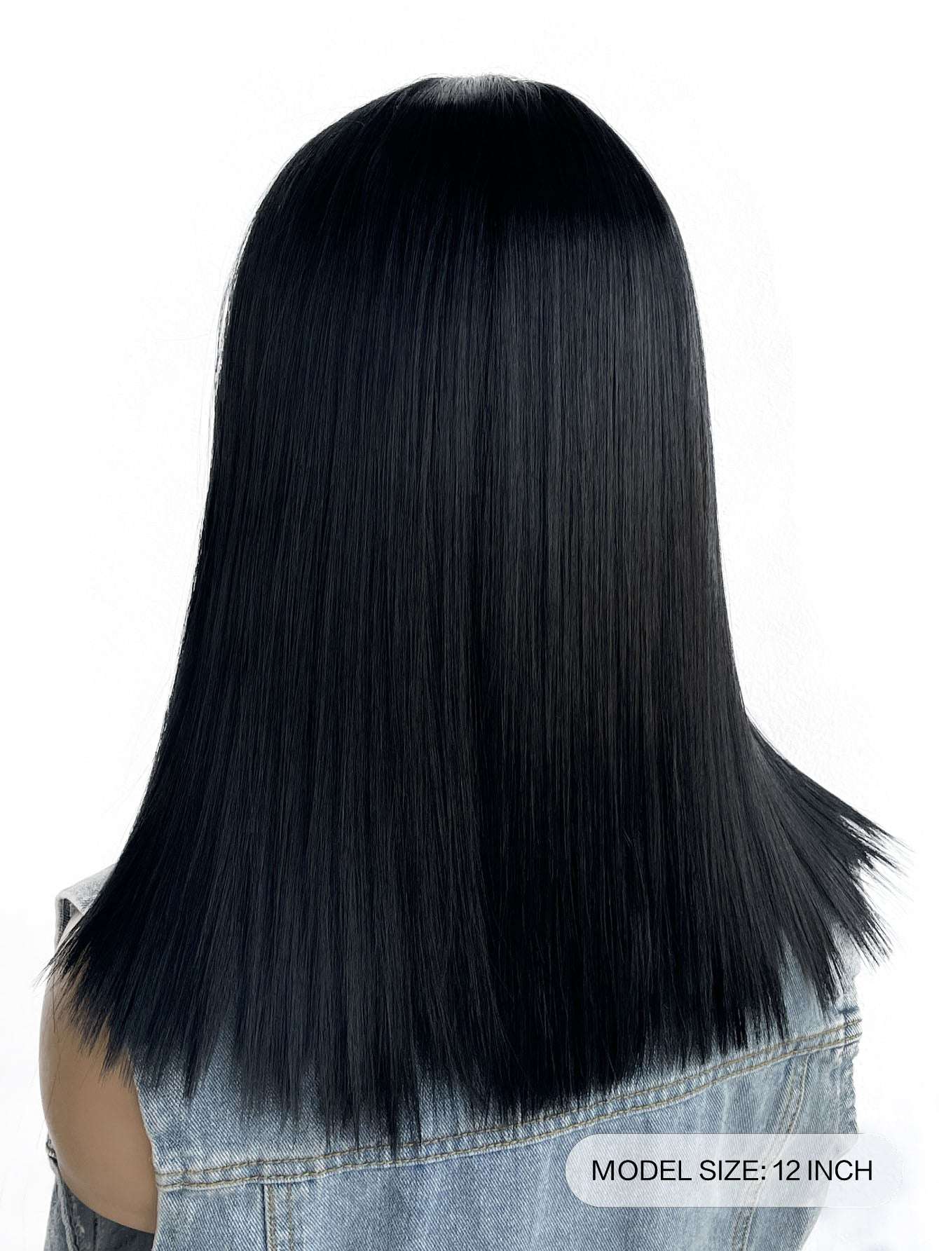 Factory direct sales. 12inch fashionable bob straight hair wigs made of heat - resistant fiber. Multiple colors available