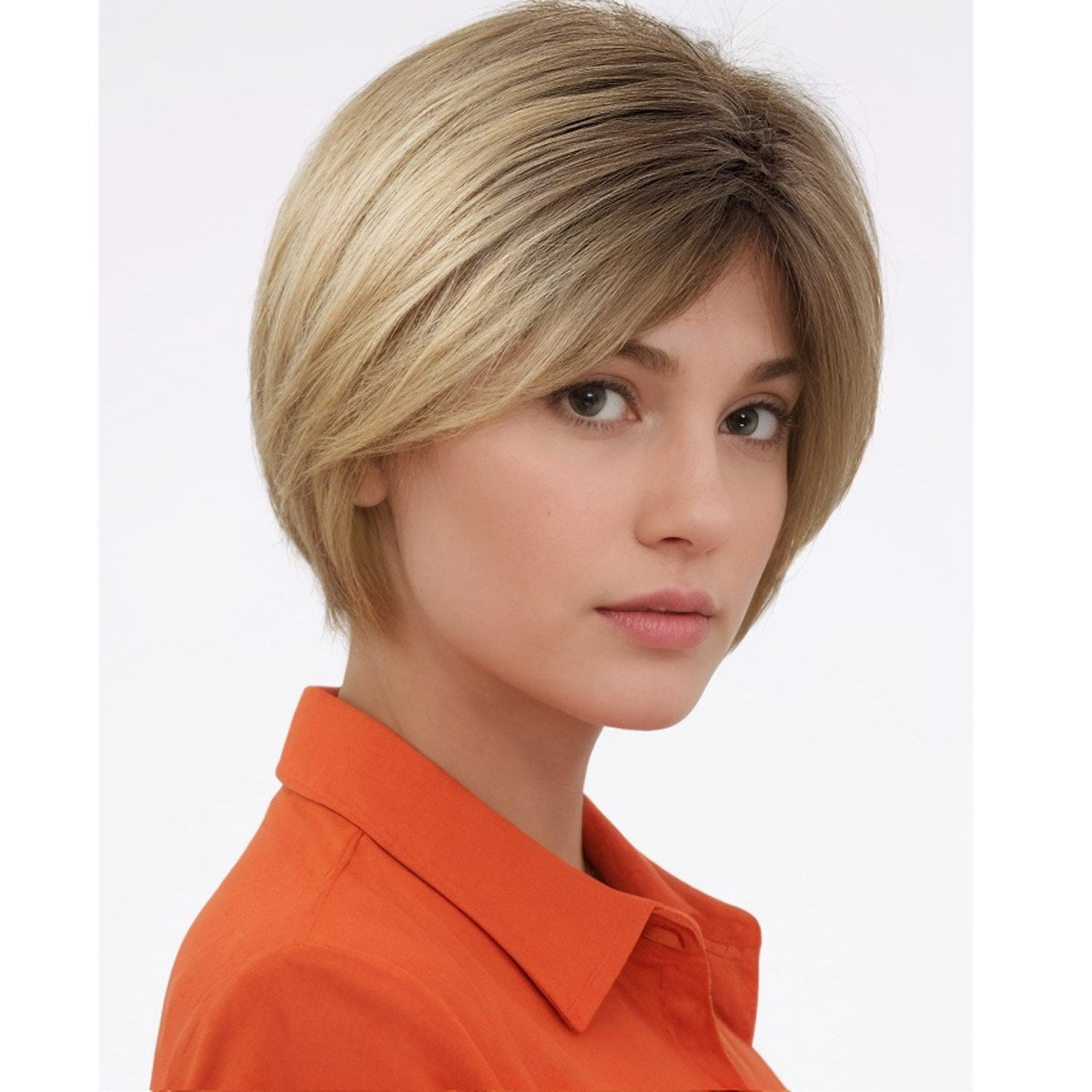 Women's Blonde Bob Wigs Short Curly Synthetic Wig for a Youthful Look