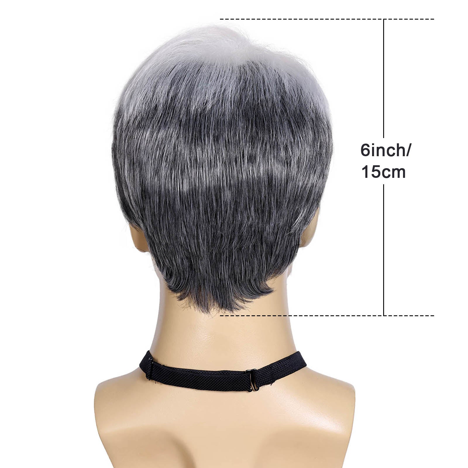 Everyday Wear Men's Wig – Heat-Resistant Synthetic Fiber, Easy Styling