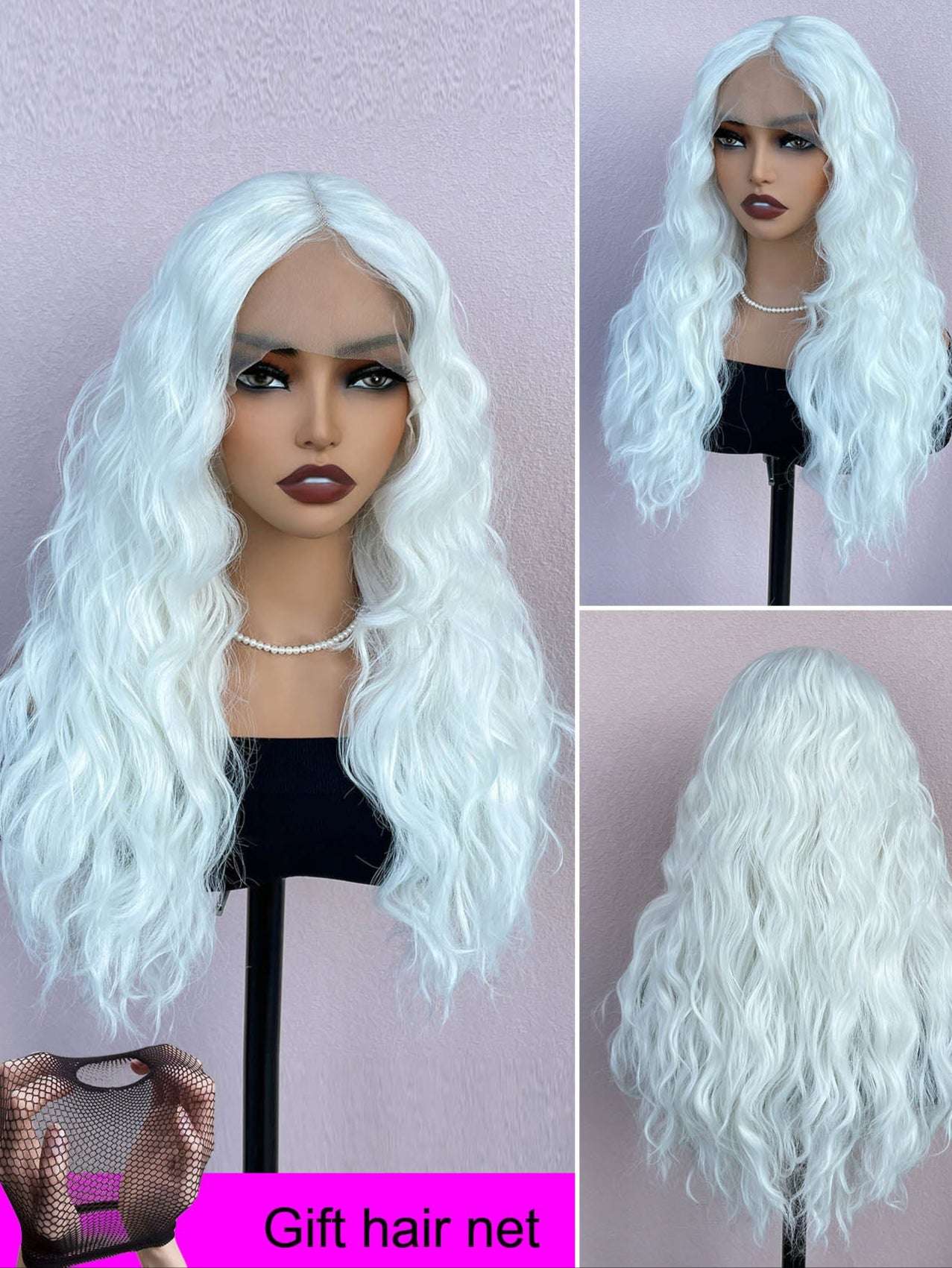 Realistic 13x4 Synthetic Lace Wig – Heat-Resistant, Affordable for All