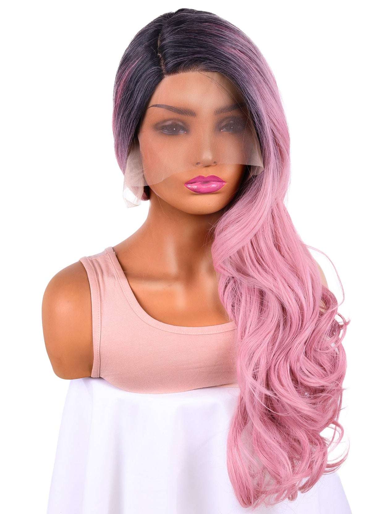 13x4 HD Lace Wig – Heat-Resistant Synthetic Fiber for Daily Wear