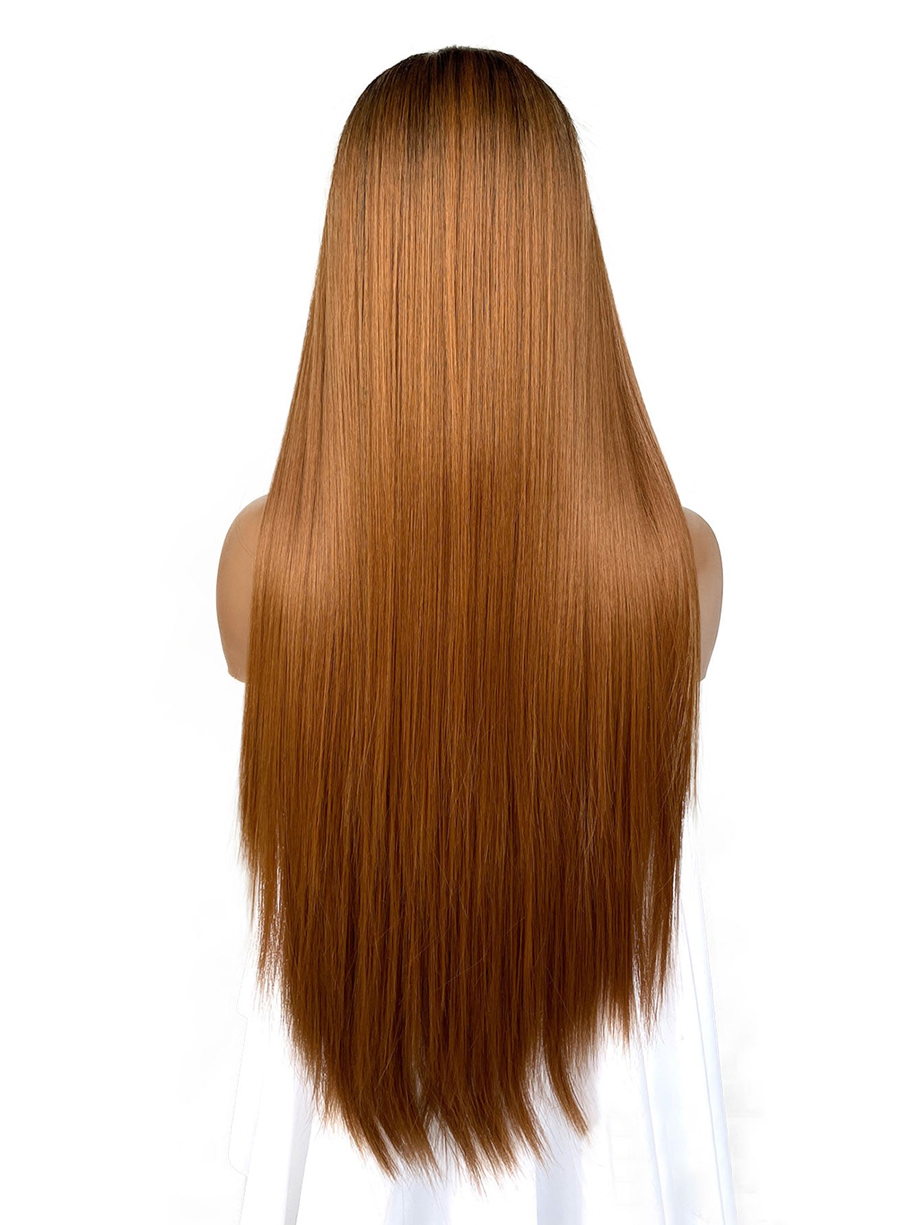 T30# Heat-Resistant Synthetic T-Part Wig 13*4*1 HD Lace Front Super Long Straight for Office/Daily