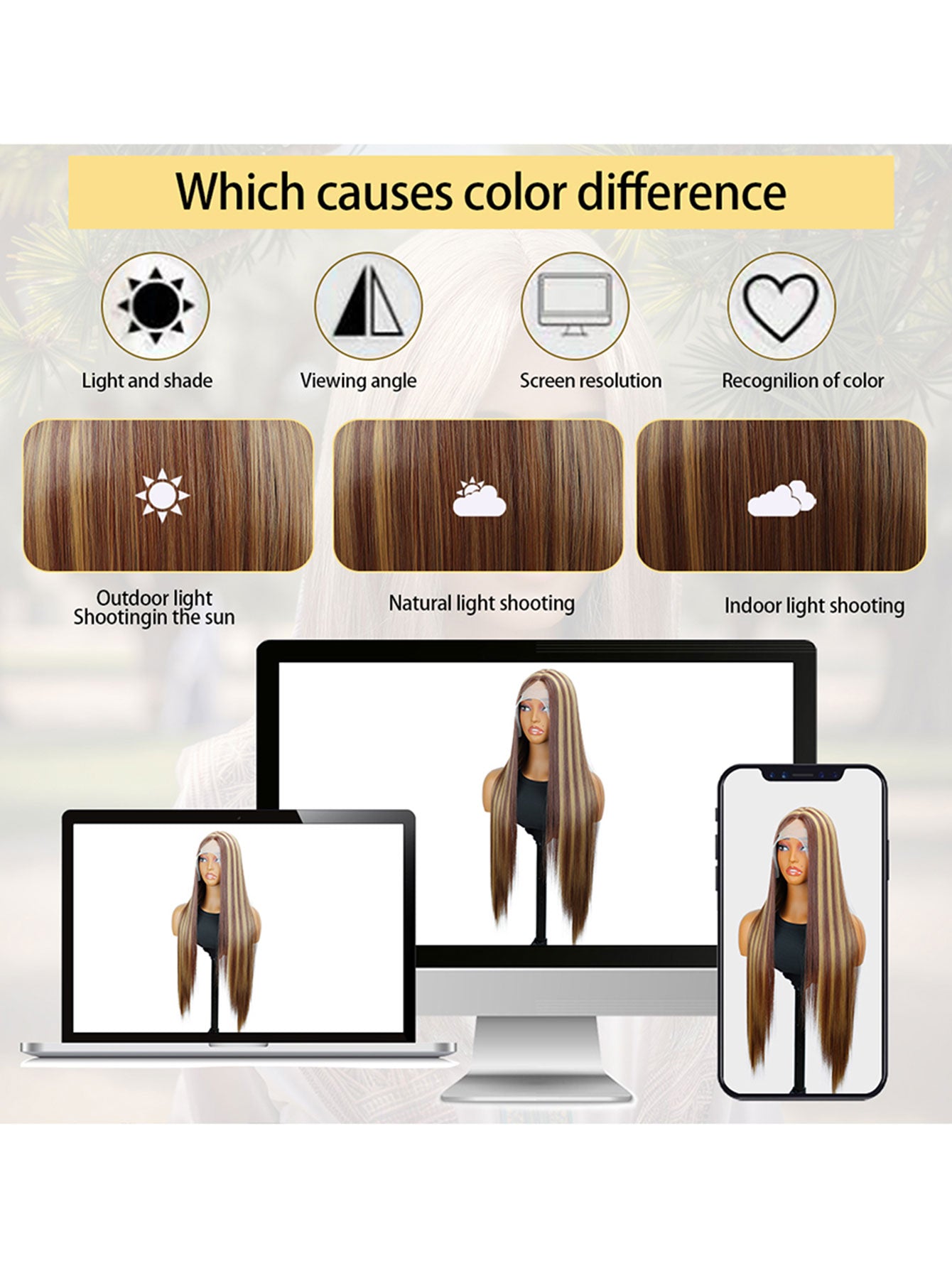 Beginner-Friendly 2633# 13*4*1 T-Synthetic Wig  30" Straight Yaki Texture Natural-Looking Everyday Wear