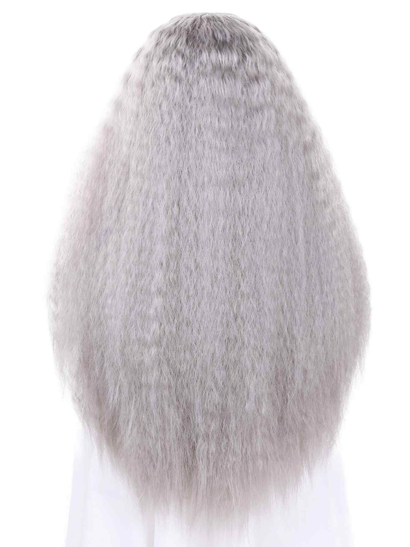 Long Yaki Straight Wig Synthetic Wig Beginners Friendly Heat Resistant 13*4*1 Lace Front Wig 200% Density