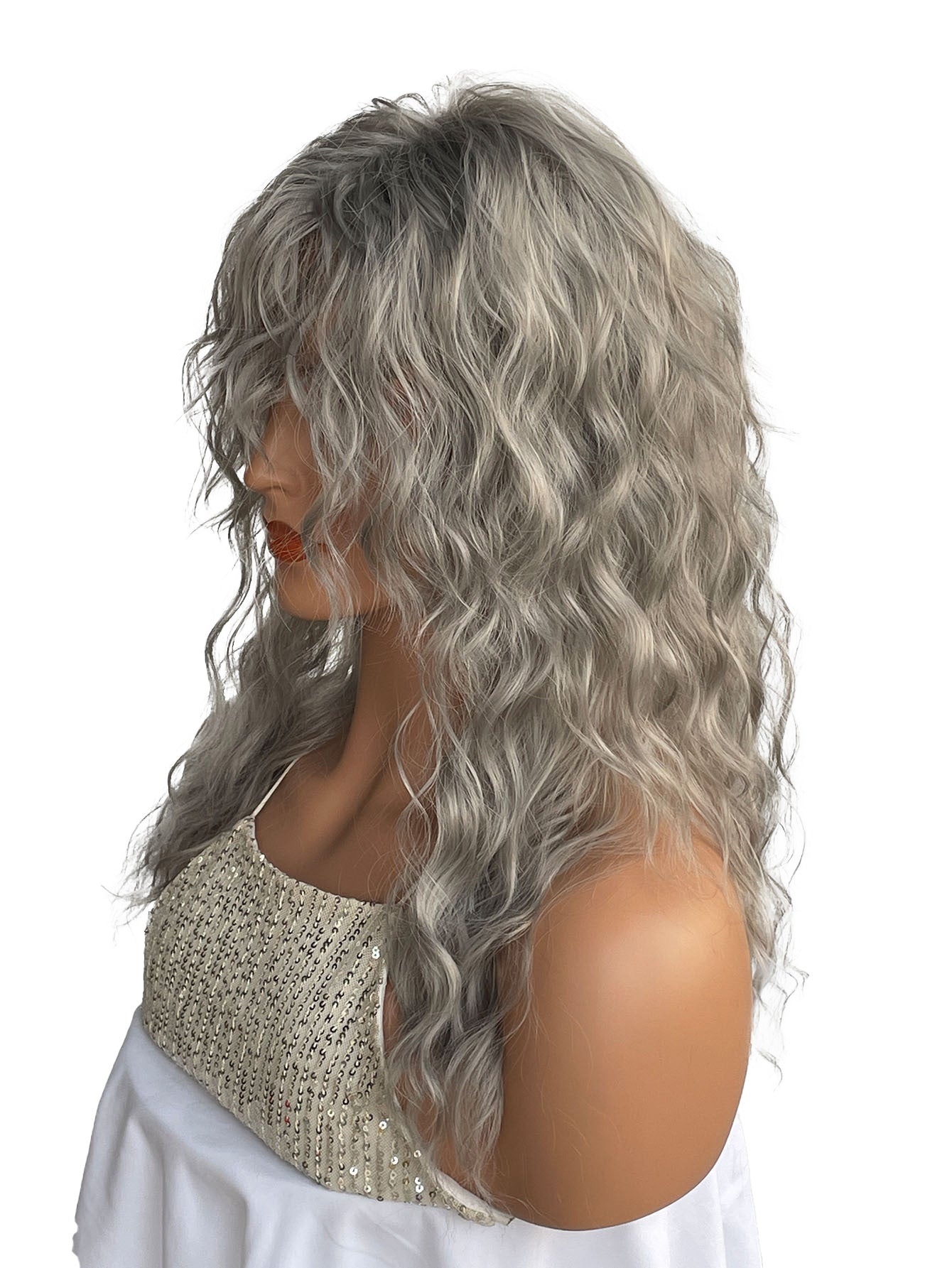 Wholesale & Retail Heat-Resistant Synthetic Fiber Wig – Multiple Color Options