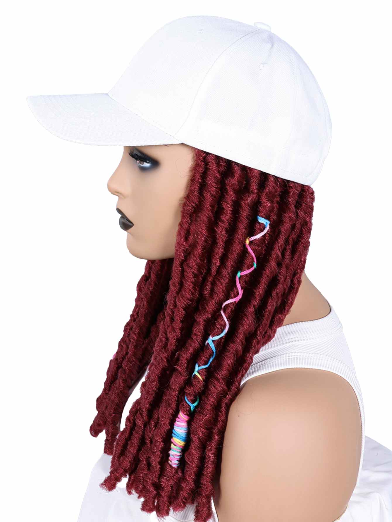 Colorful Braid Hat Wig – Festival-Ready, Beginner-Friendly, Factory Price