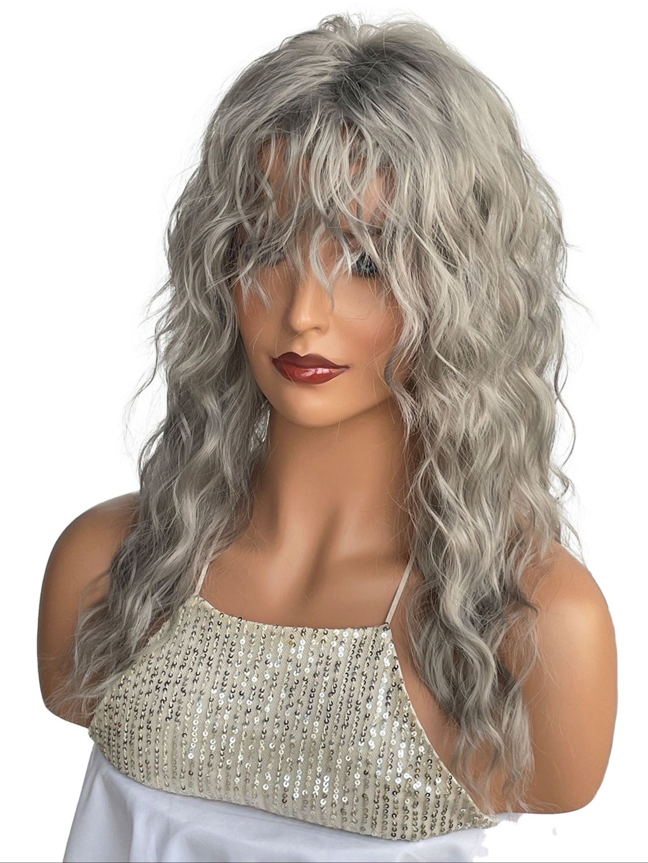 Wholesale & Retail Heat-Resistant Synthetic Fiber Wig – Multiple Color Options