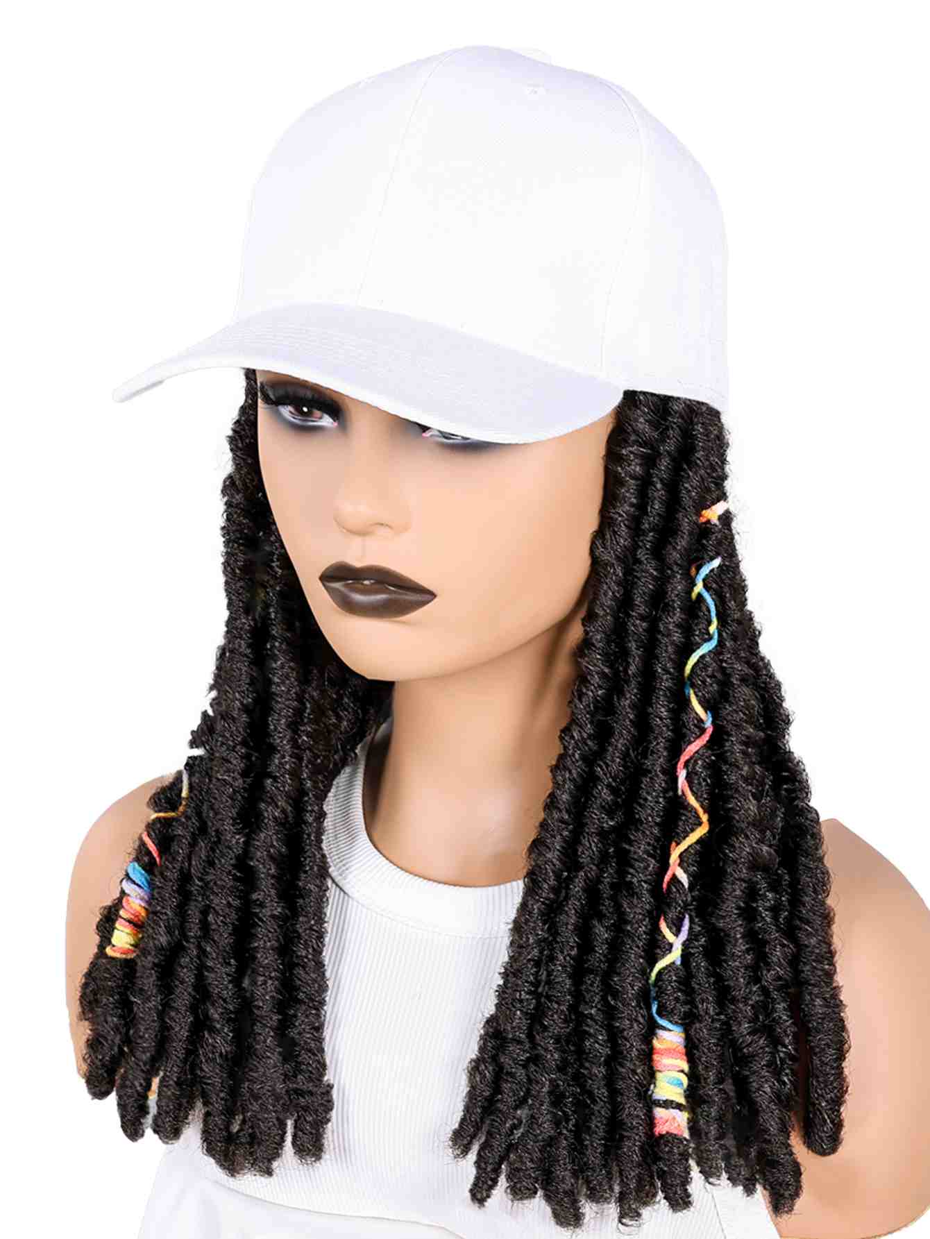 Colorful Braid Hat Wig – Festival-Ready, Beginner-Friendly, Factory Price