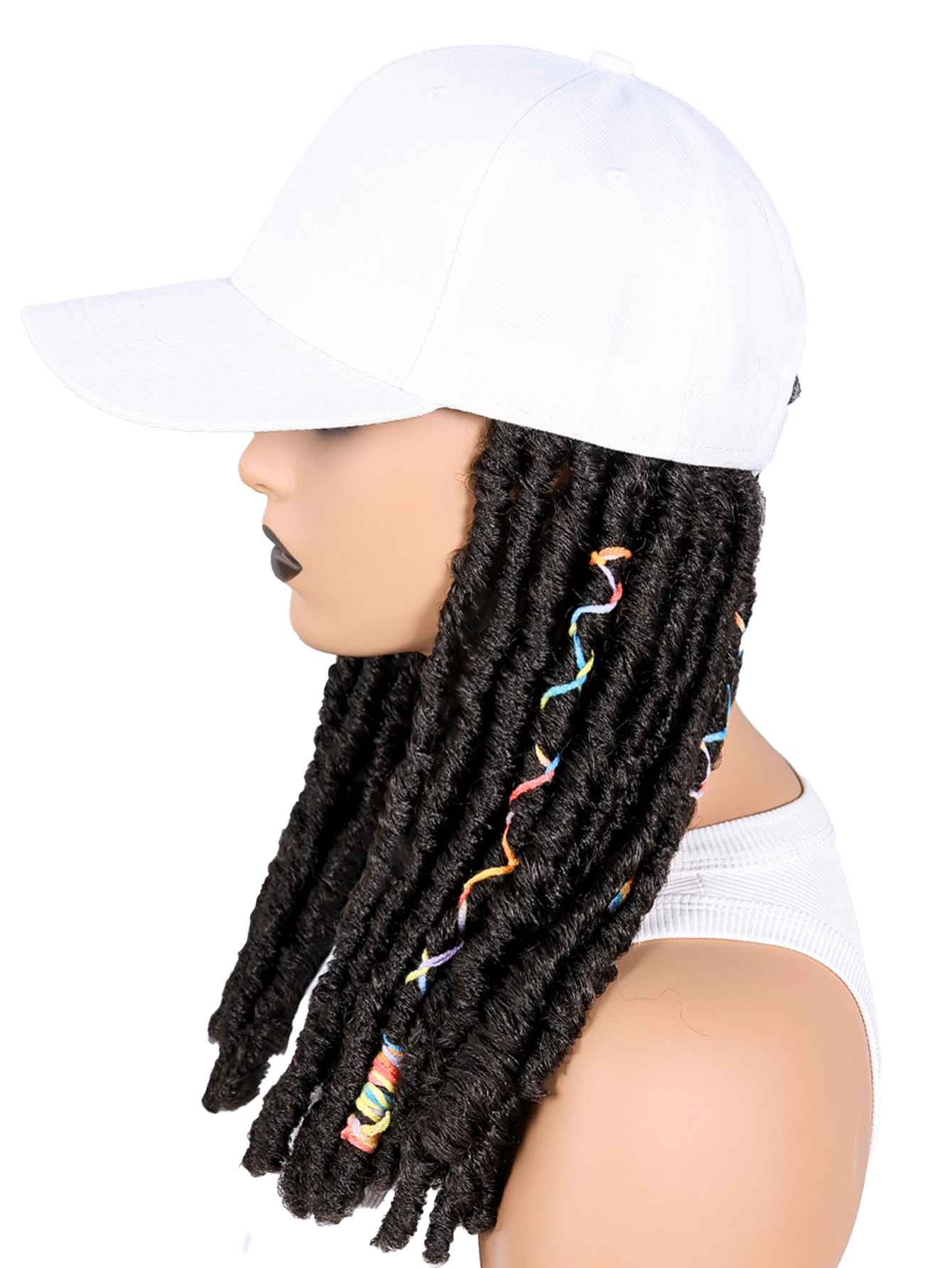 Colorful Braid Hat Wig – Festival-Ready, Beginner-Friendly, Factory Price