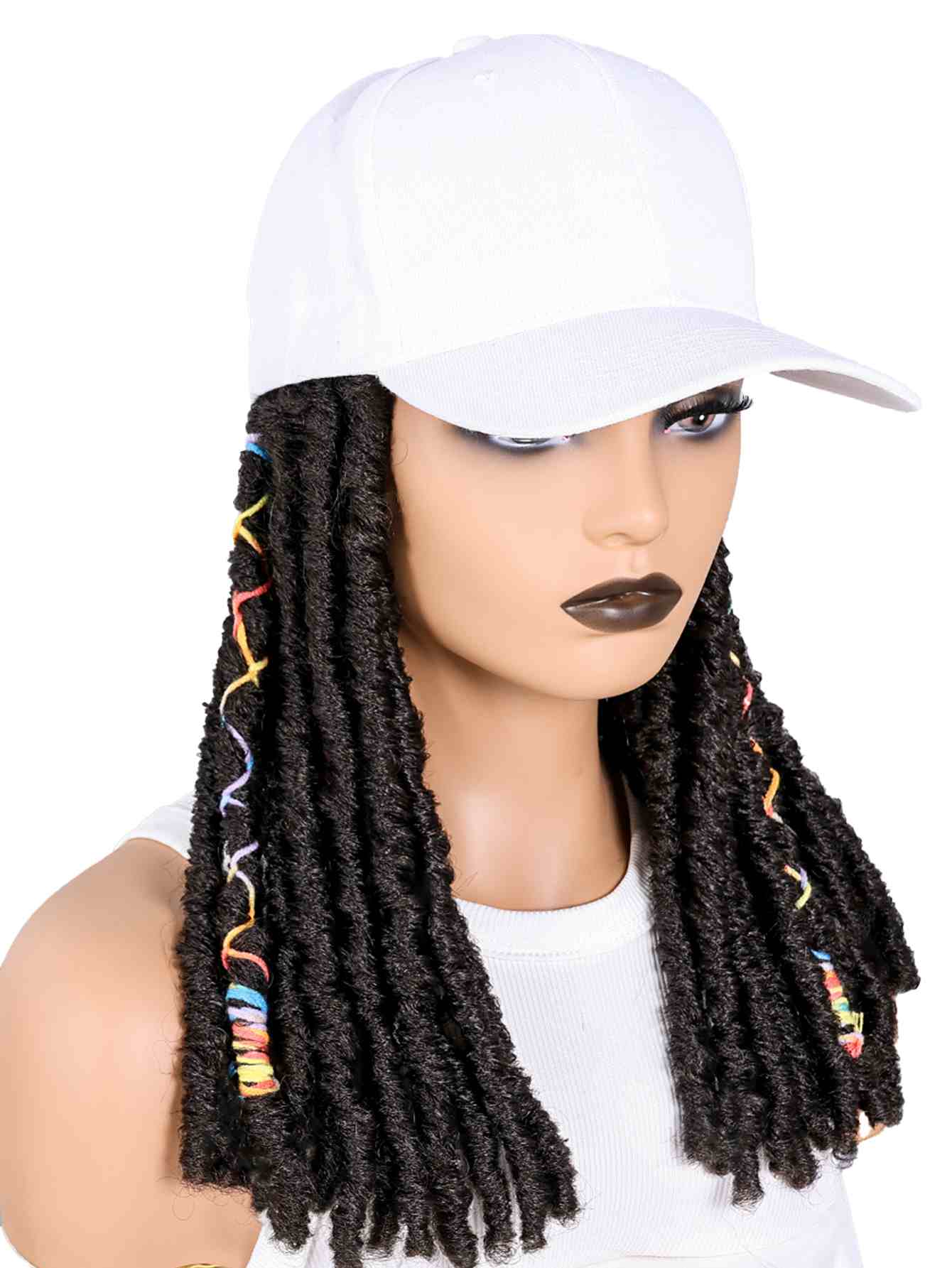 Colorful Braid Hat Wig – Festival-Ready, Beginner-Friendly, Factory Price