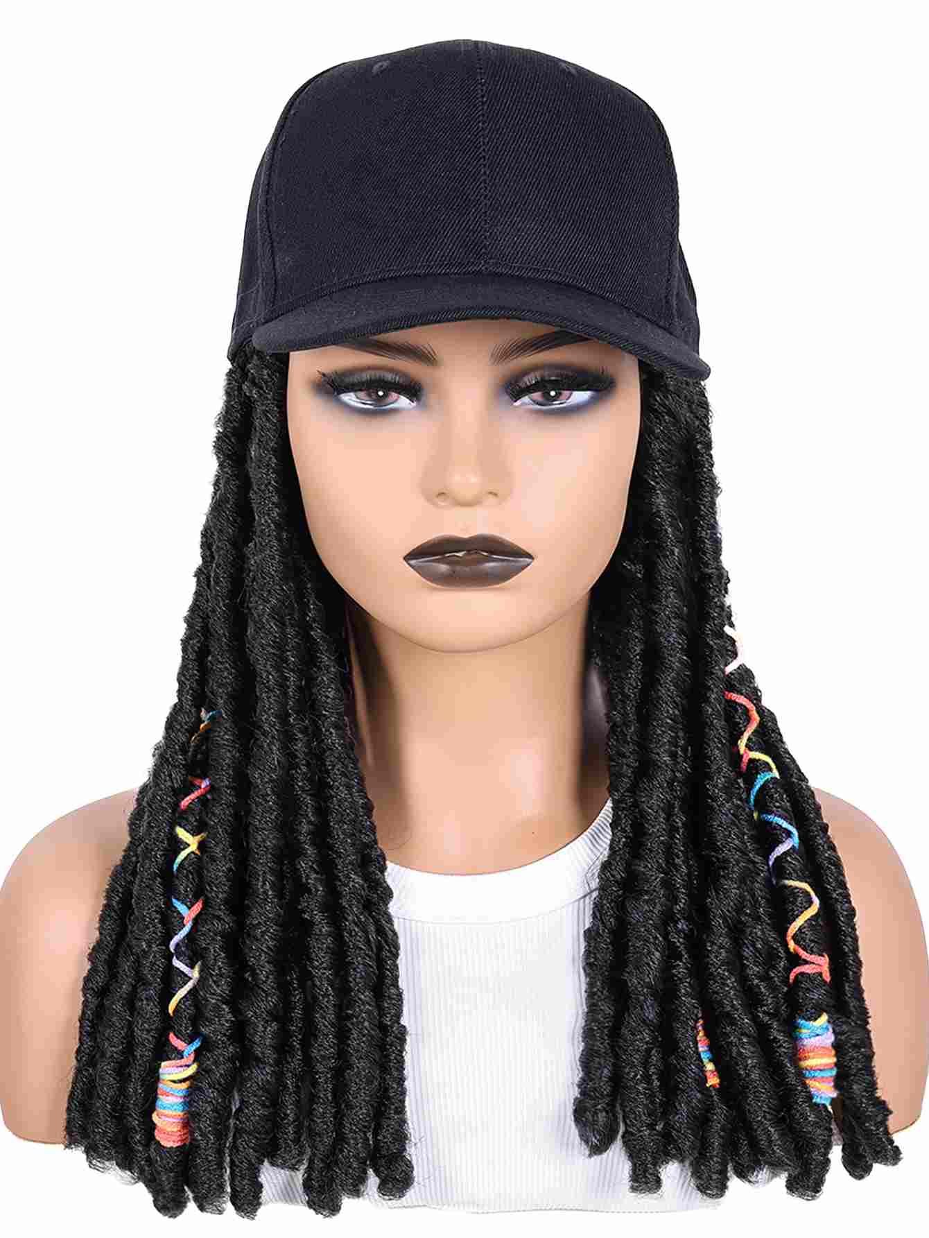 Colorful Braid Hat Wig – Festival-Ready, Beginner-Friendly, Factory Price