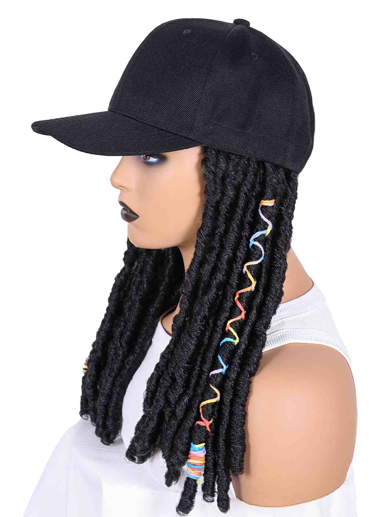 Colorful Braid Hat Wig – Festival-Ready, Beginner-Friendly, Factory Price