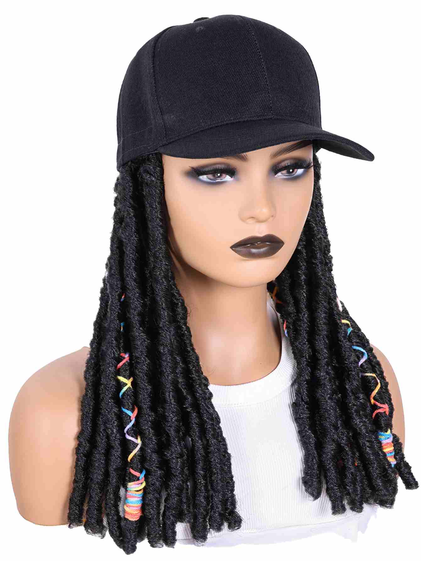 Colorful Braid Hat Wig – Festival-Ready, Beginner-Friendly, Factory Price
