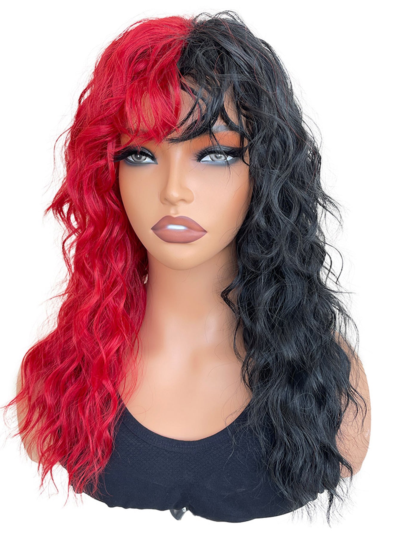 Factory Direct Breathable High-Temperature Synthetic Wig – Available in Diverse Shades