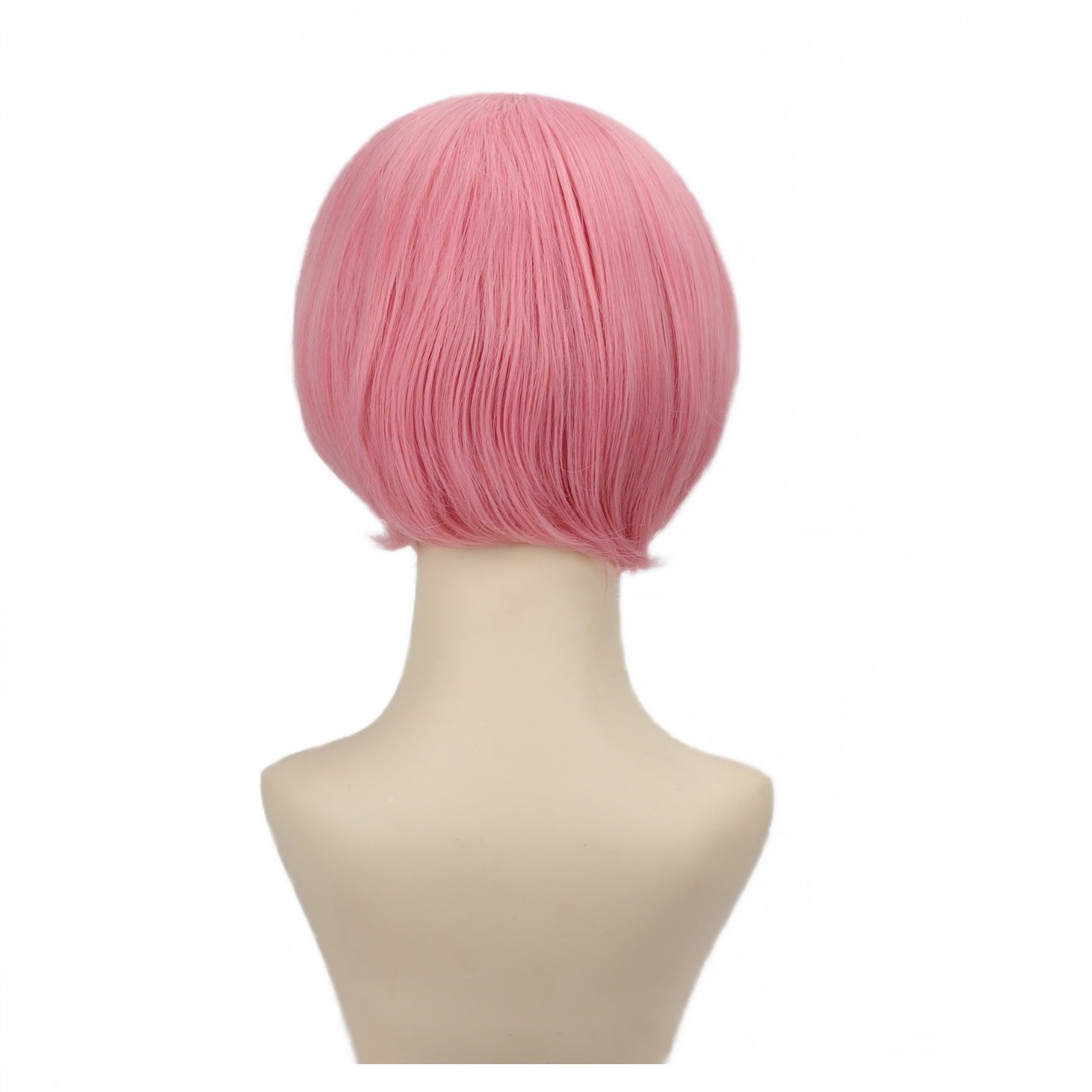Chic Anime-Inspired Cosplay Wig for Women - Heat Resistant, Curly Ponytail with Bangs in Pink, Black, Blue, Blonde, Brown, Red | Perfect for Halloween & Costume Parties, Colorful, Double Clip, Daily Wear