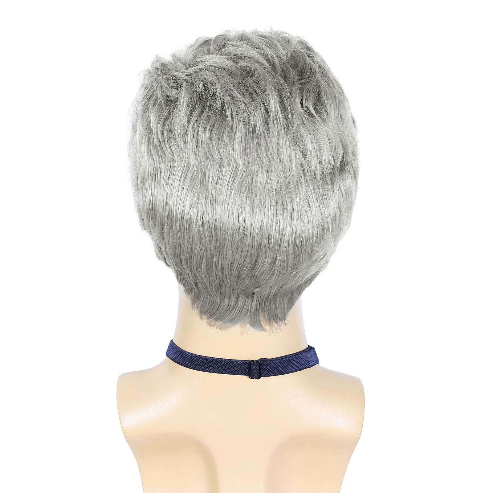 British Style Men's Wig – Heat-Resistant Material, Natural Wavy Design