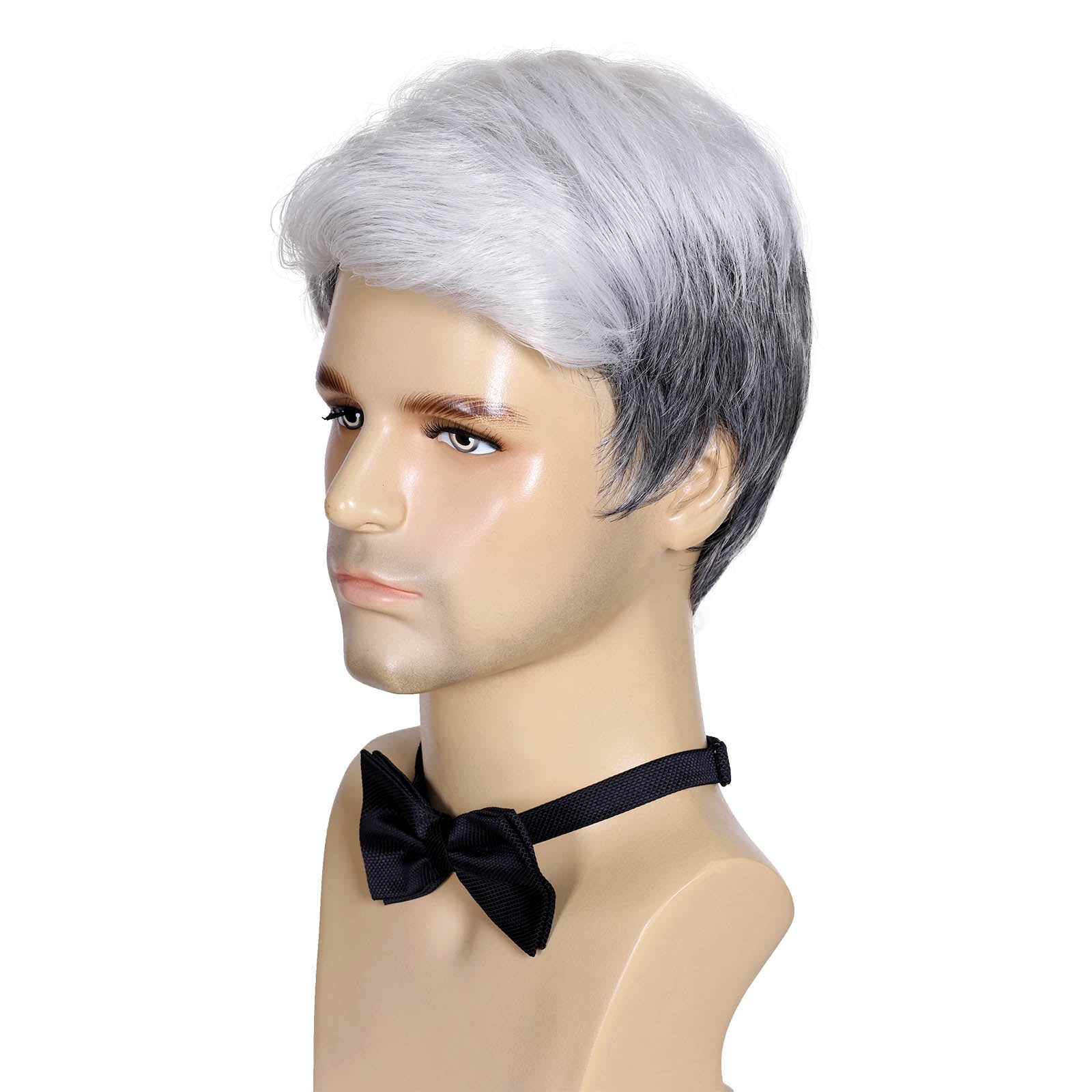 Everyday Wear Men's Wig – Heat-Resistant Synthetic Fiber, Easy Styling