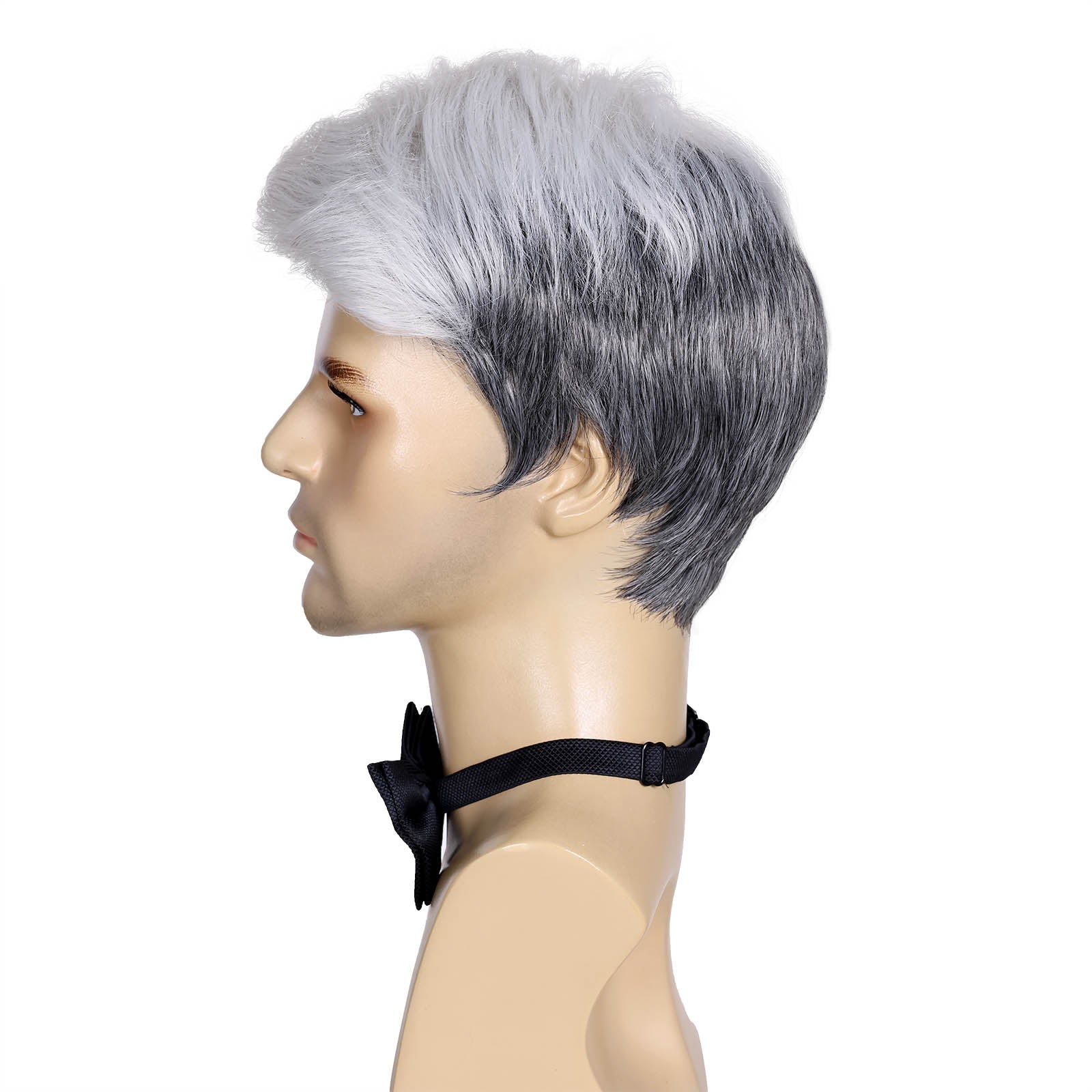 Everyday Wear Men's Wig – Heat-Resistant Synthetic Fiber, Easy Styling