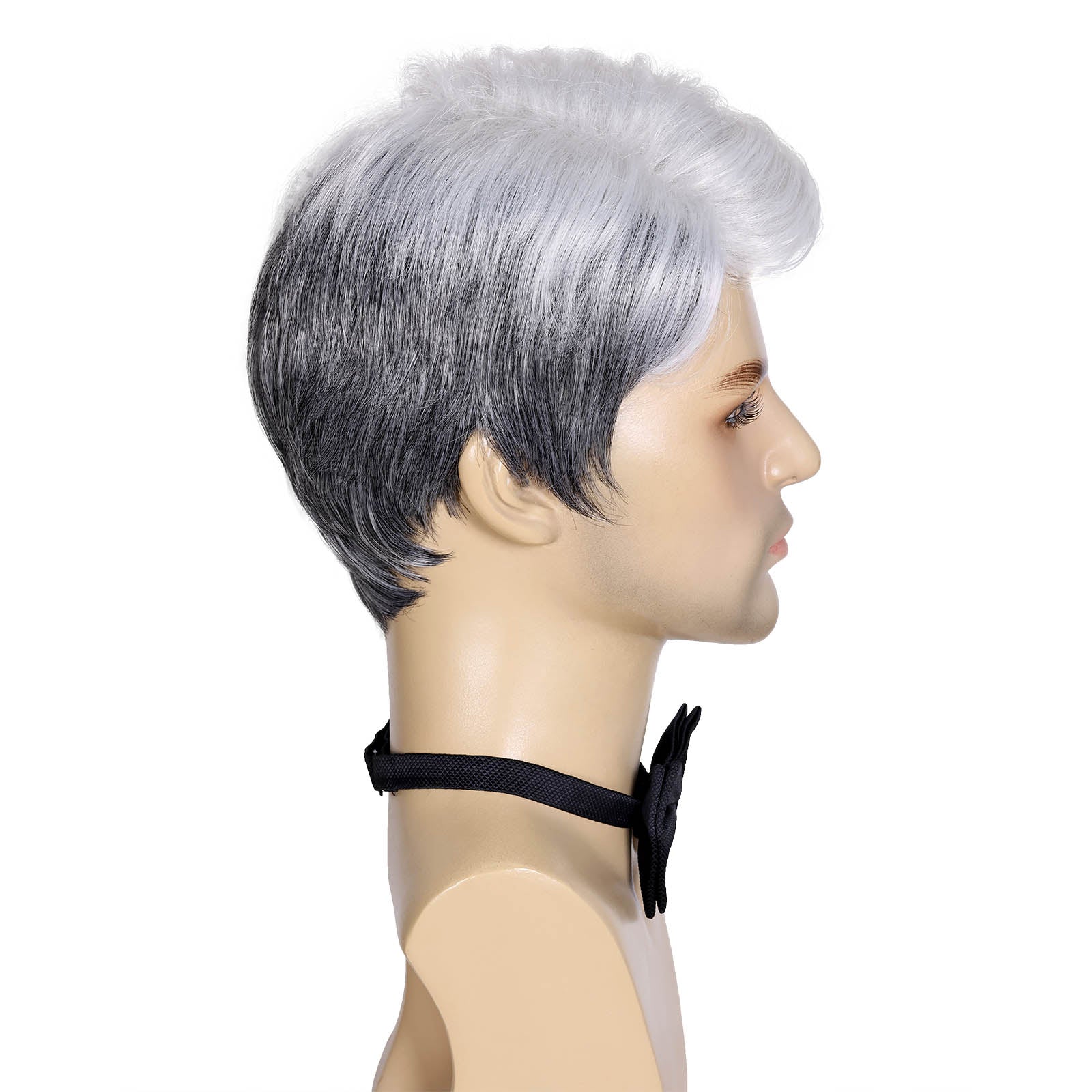 Everyday Wear Men's Wig – Heat-Resistant Synthetic Fiber, Easy Styling