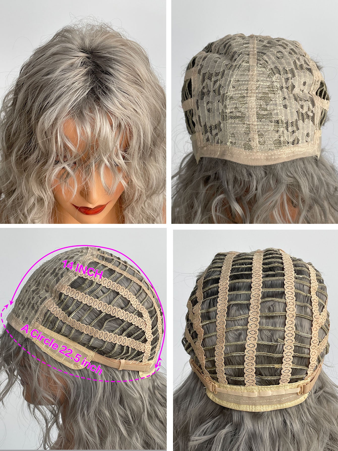Wholesale & Retail Heat-Resistant Synthetic Fiber Wig – Multiple Color Options