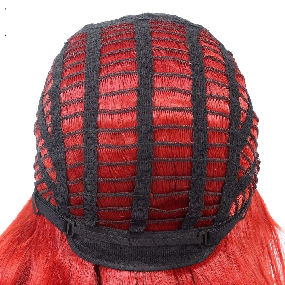 Cosplay wig of Red, the female lead in the movie Disney Descendants 4: The Rise of Red