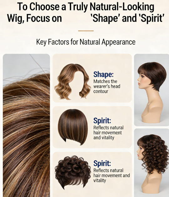 To Choose a Truly Natural-Looking Wig, Focus on “Shape” and “Spirit”