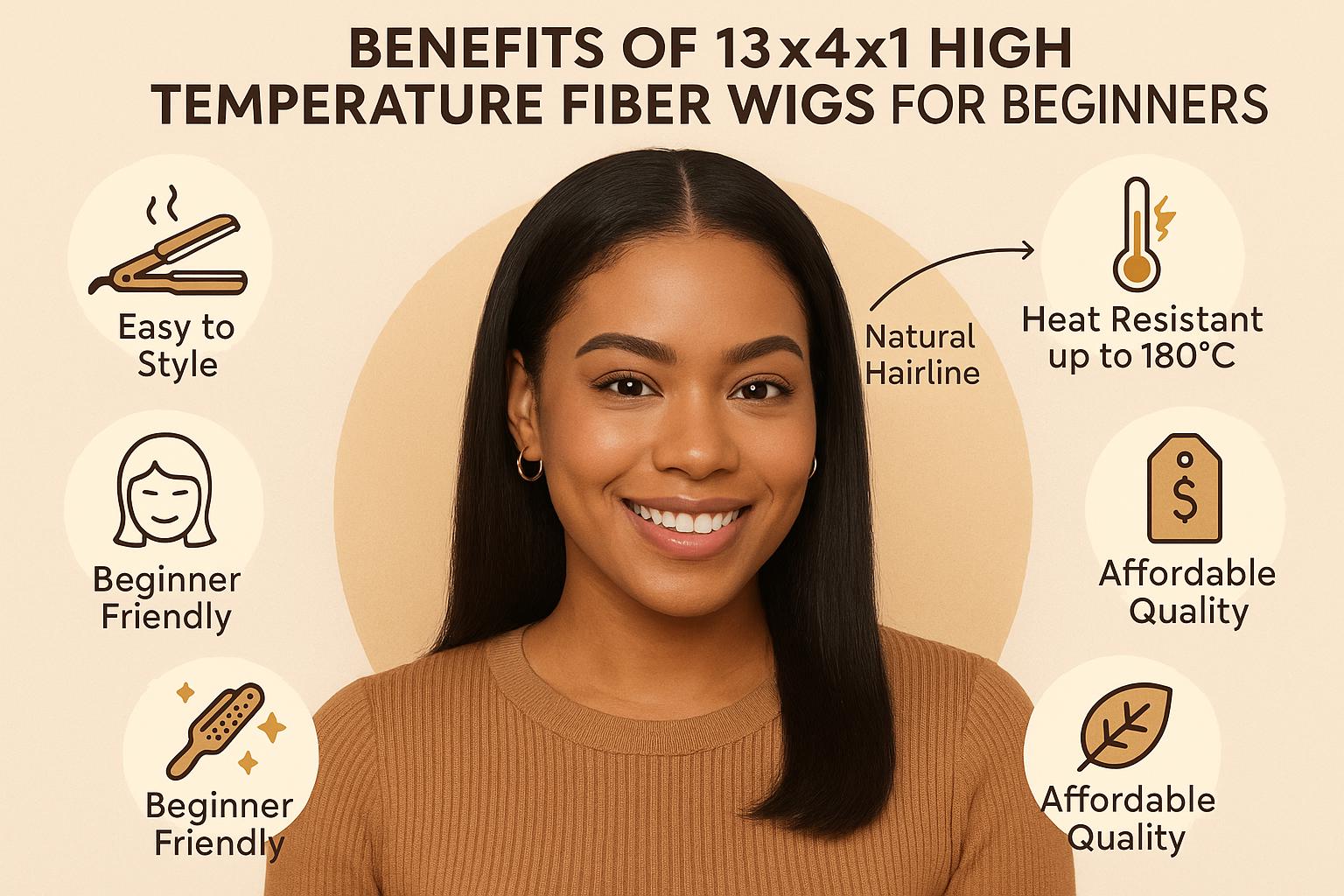 The Benefits of Choosing 13x4x1 Lace Front Wigs Made with Heat-Resistant Fibers