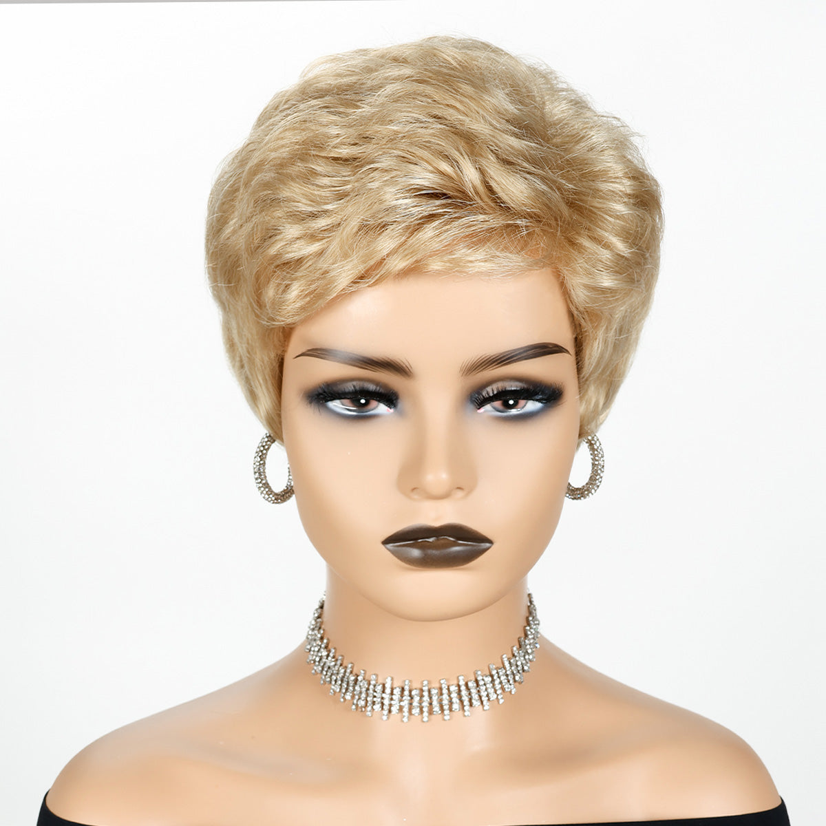 Natural-Looking Short Bob Wig – Heat-Resistant & Fluffy Finish