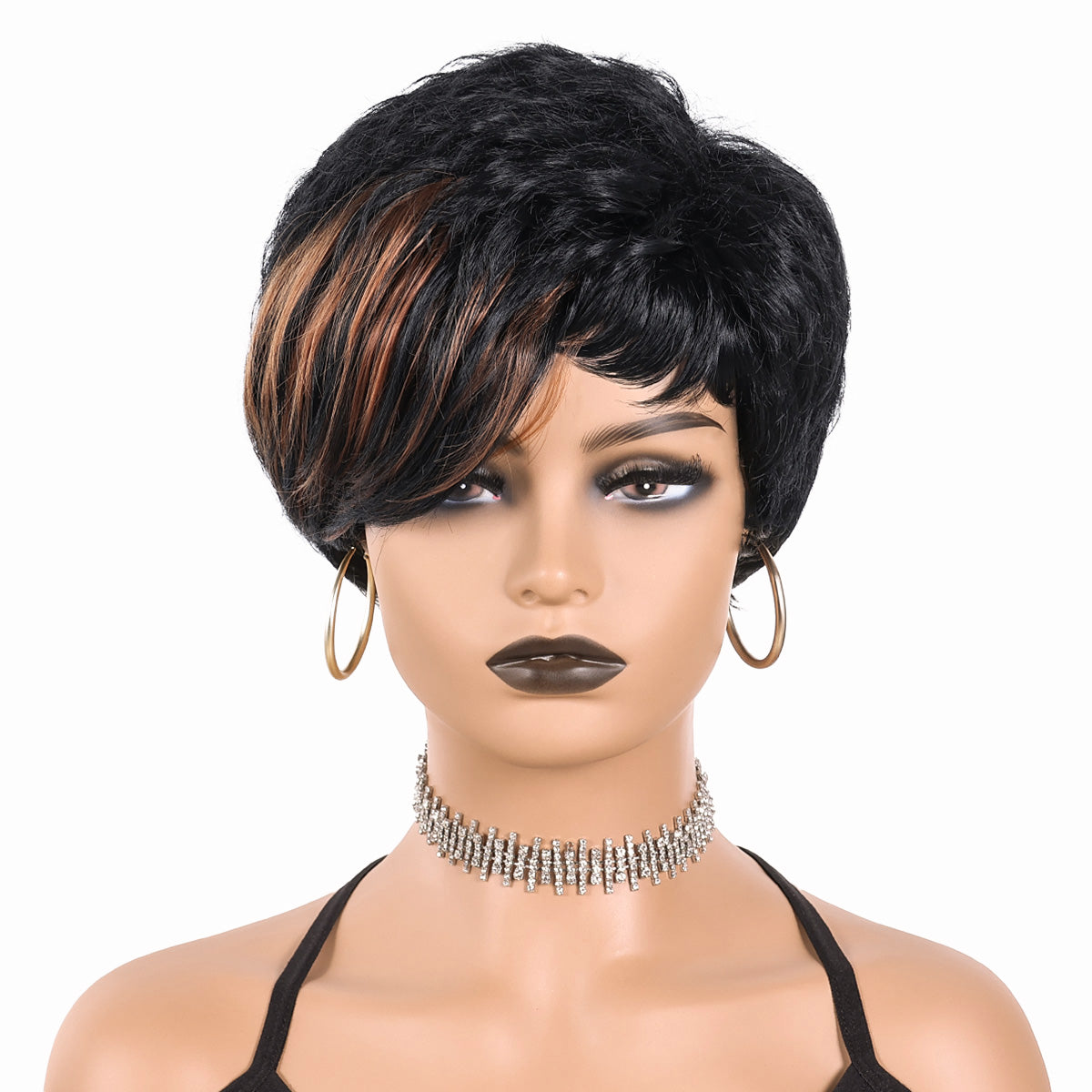 Kawaii Fluffy Bob Wig – Multicolor Heat-Proof Synthetic Fibers