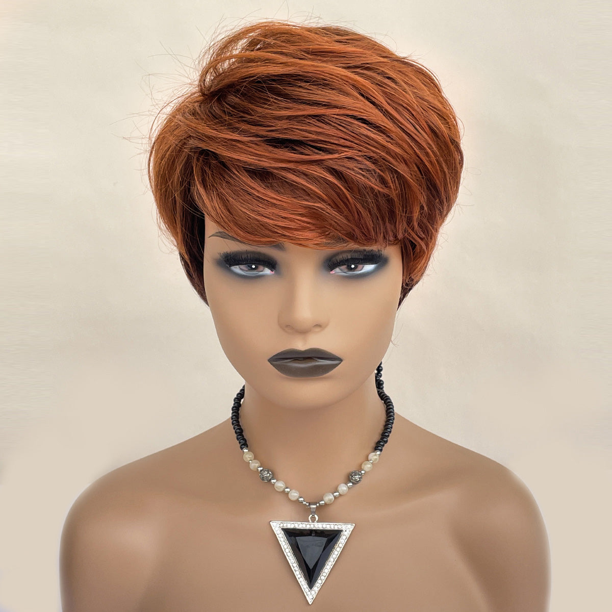 Short Fluffy Bob Wig – Natural Look, Heat-Safe Synthetic Strands