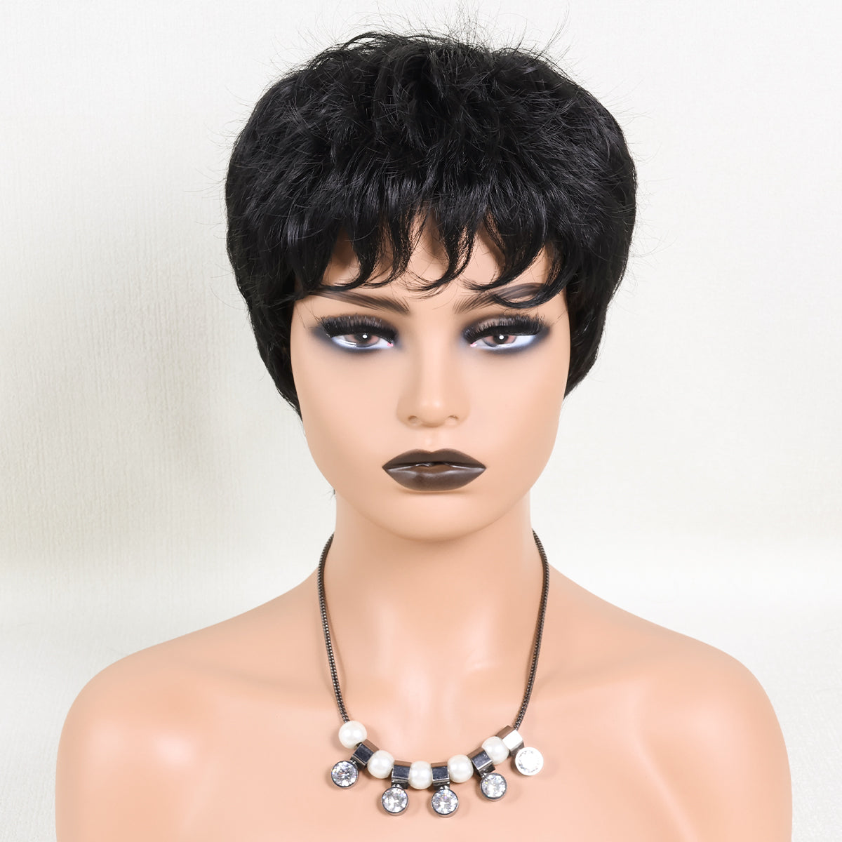 Multi-Color Fluffy Bob Wig – Realistic Texture, Heat-Safe