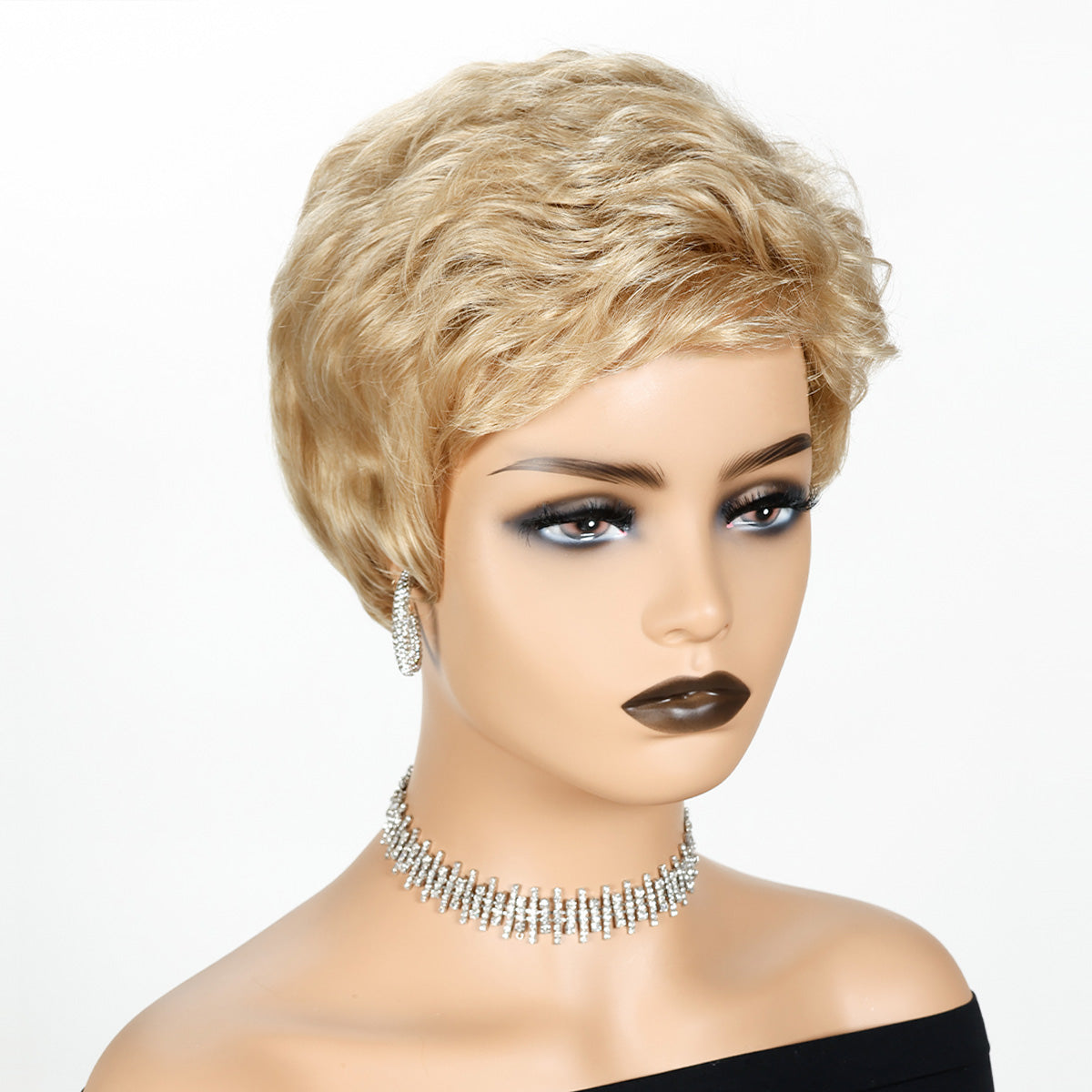 Natural-Looking Short Bob Wig – Heat-Resistant & Fluffy Finish