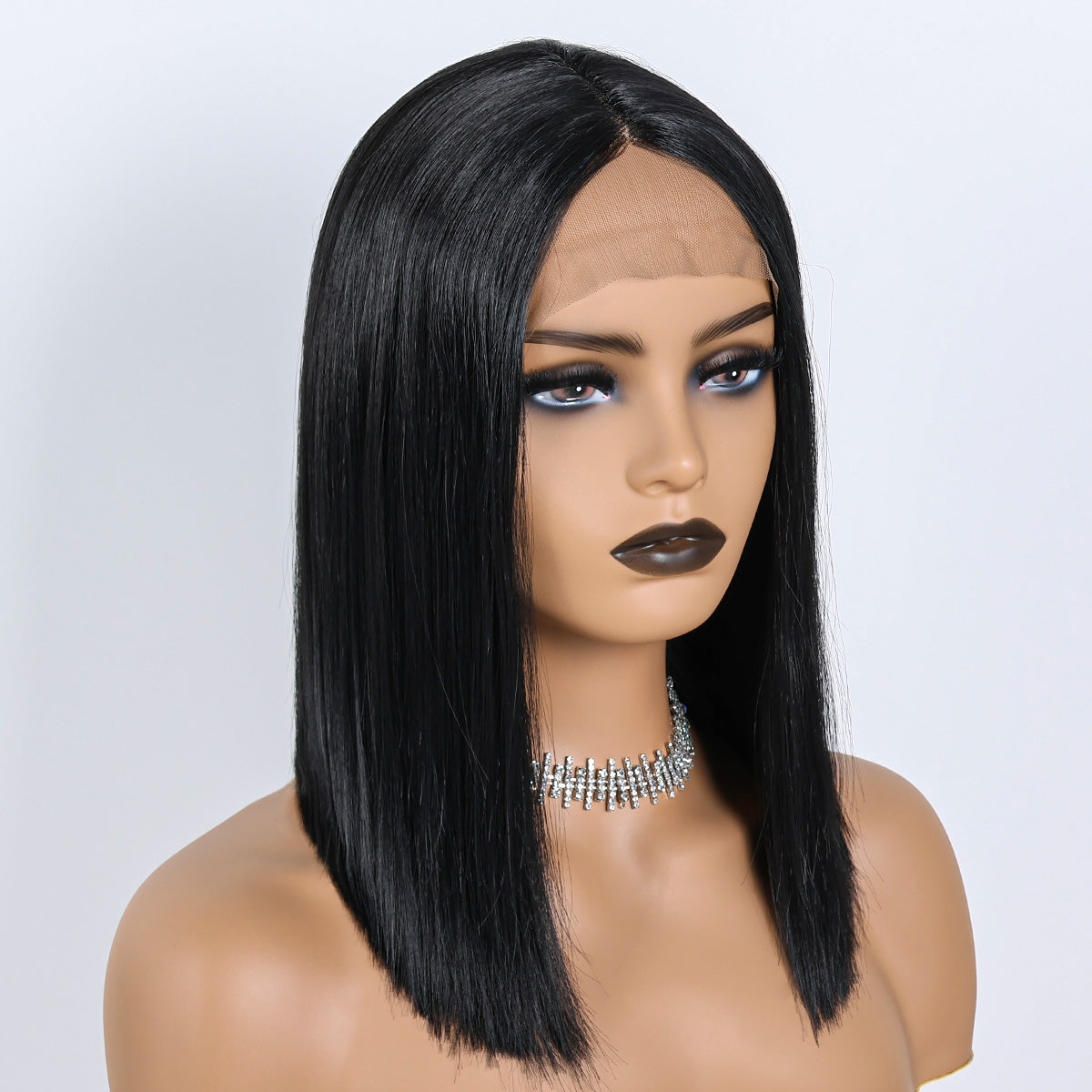 Realistic Bob Wig – Fluffy, Heat-Resistant Fibers with Multi-Color Options