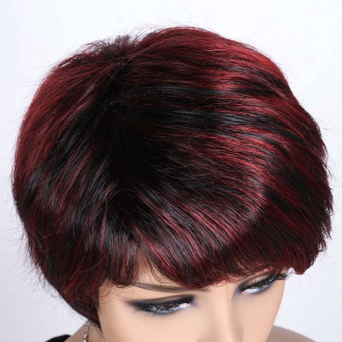 Short Fluffy Wig – Realistic Bob Style, Heat-Resistant Material
