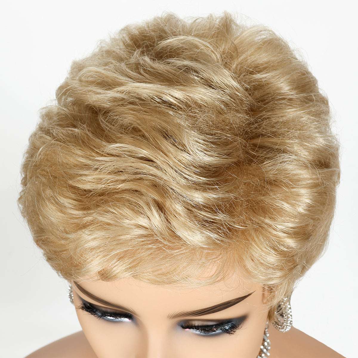 Natural-Looking Short Bob Wig – Heat-Resistant & Fluffy Finish