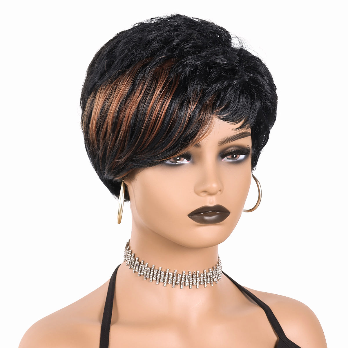 Kawaii Fluffy Bob Wig – Multicolor Heat-Proof Synthetic Fibers