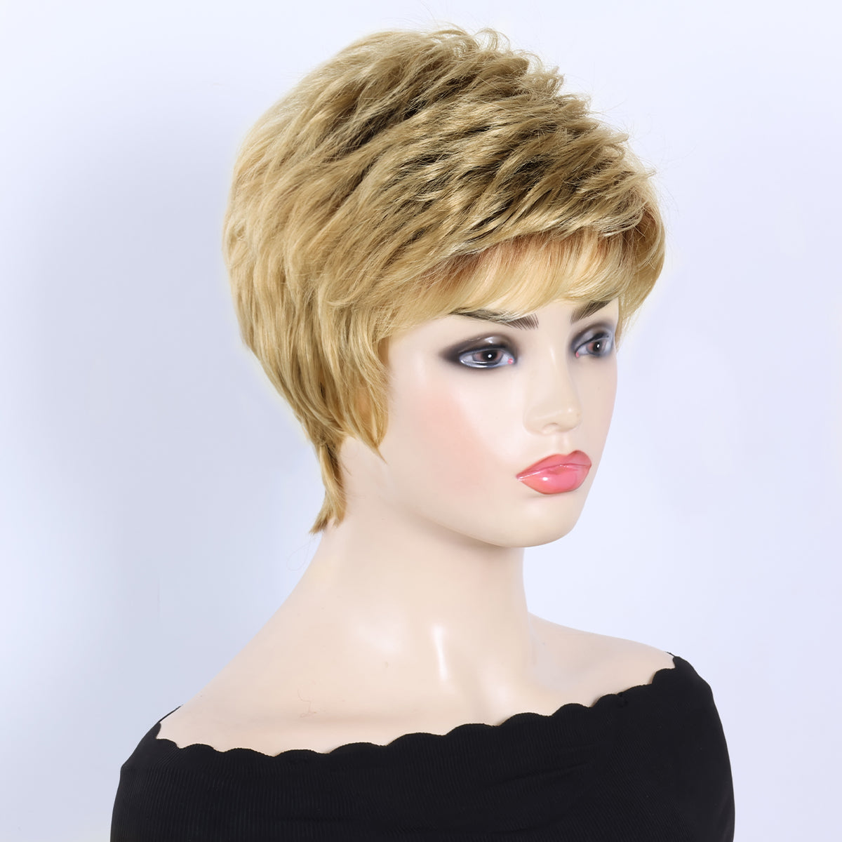 Classic Bob Wig with Fluffy Volume – Heat-Resistant Synthetic Hair