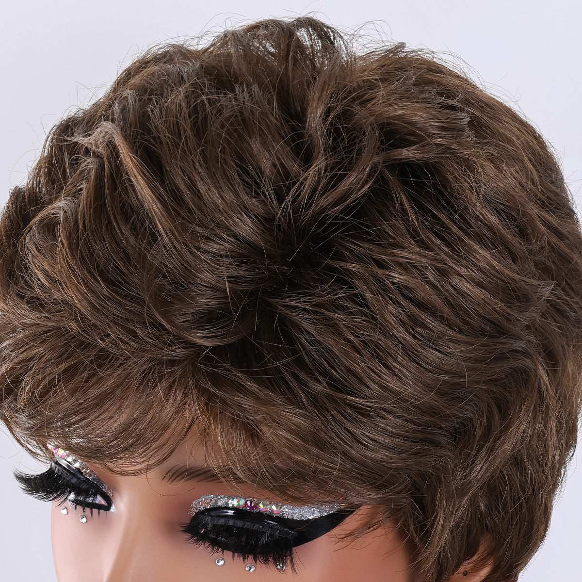 Trendy Fluffy Bob Wig – Realistic, Colorful, and Heat-Safe