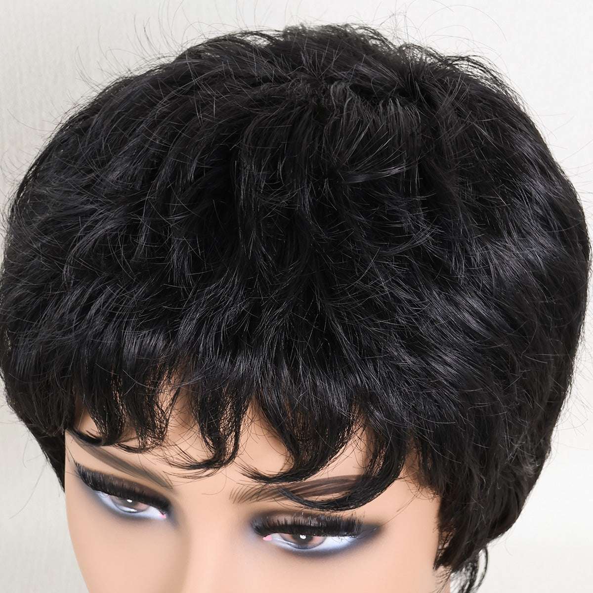 Multi-Color Fluffy Bob Wig – Realistic Texture, Heat-Safe