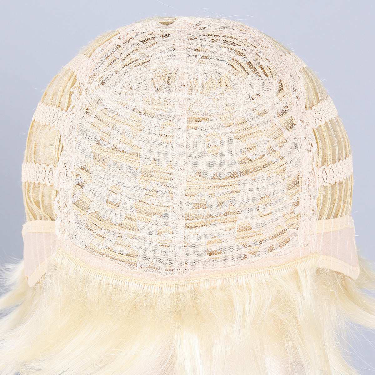 Ombre Color Bob Wig - Fluffy Heat-Resistant Synthetic Hair for Daily Wear