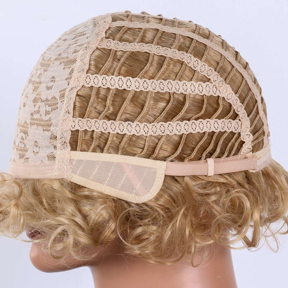 Gradient Fluffy Bob Wig – Synthetic Hair with Realistic Shine