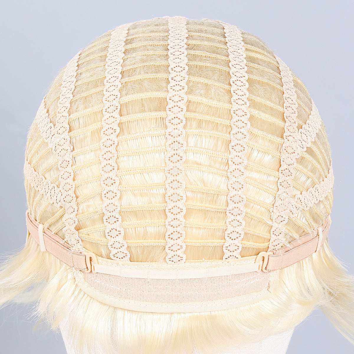 Ombre Color Bob Wig - Fluffy Heat-Resistant Synthetic Hair for Daily Wear