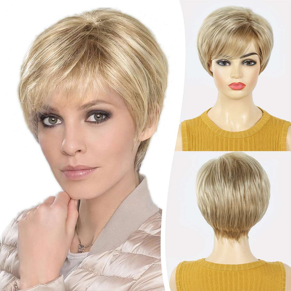 Manufacturer Direct Beginner-Friendly Short Bob Wigs with Super Heat-Resistant Hair