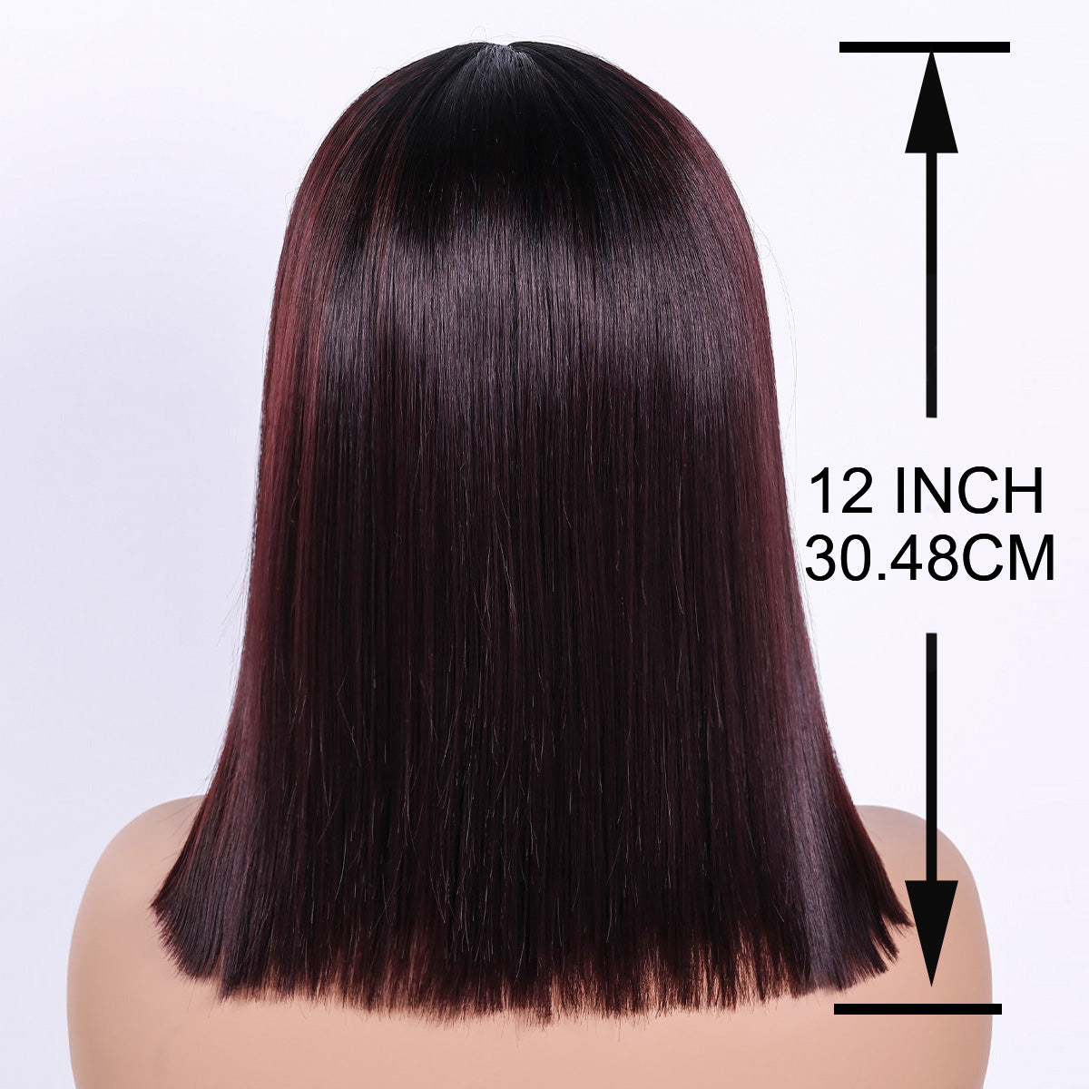 Realistic Bob Wig – Fluffy, Heat-Resistant Fibers with Multi-Color Options