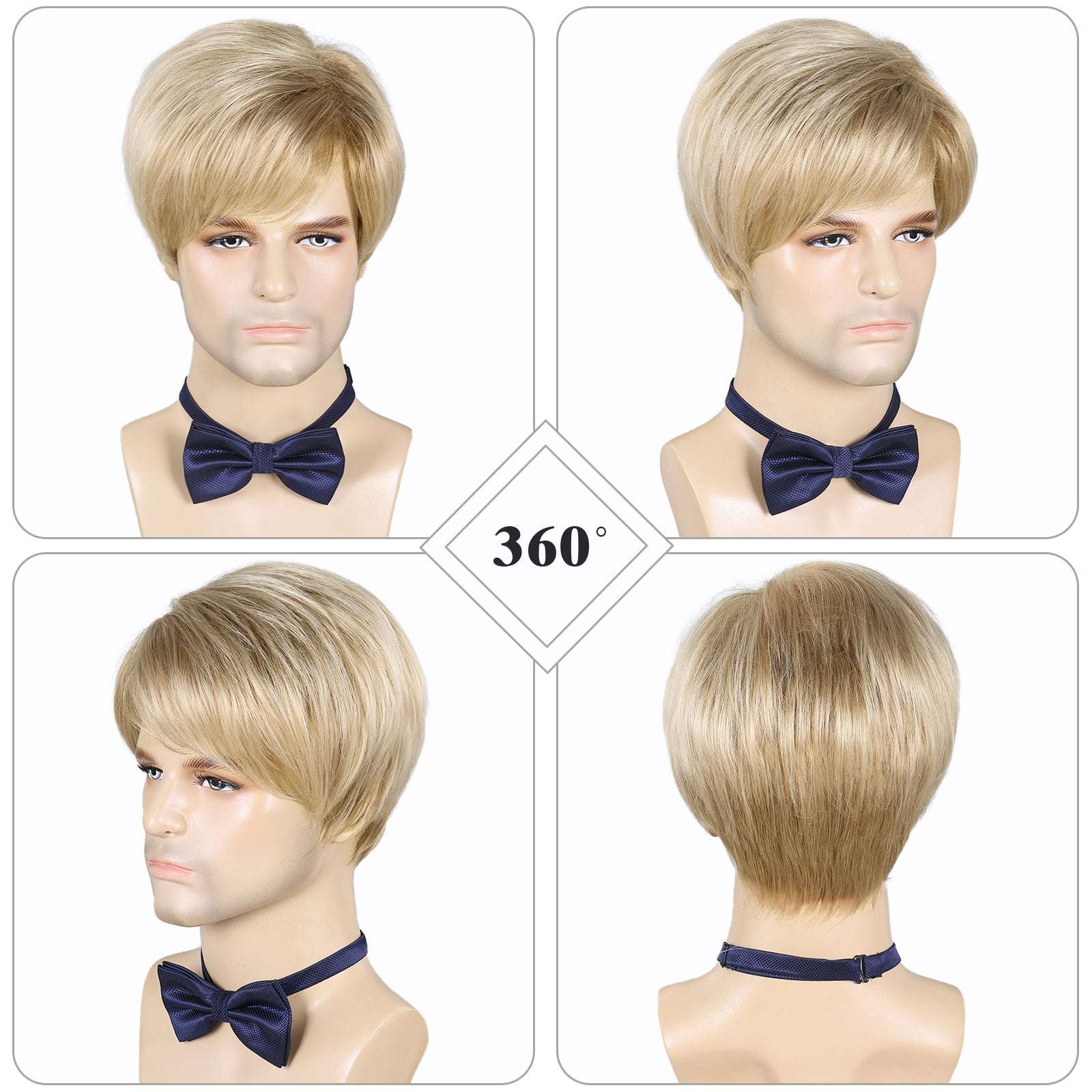 Top-Rated Men's Wig – Heat-Resistant Material, Customer Favorites