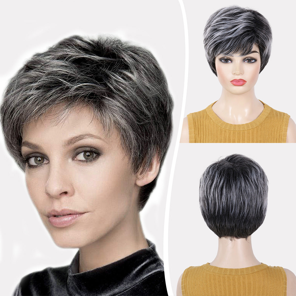 Short Bob Wigs Super Heat-Resistant Synthetic Hair, Ideal for Wholesale and Retail