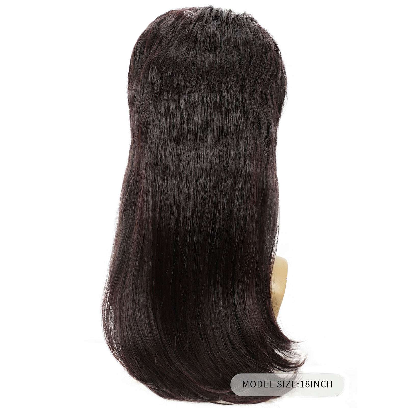 70s 80s Halloween Disco Rocker Wig for Men Long Straight Curly Synthetic Cosplay Mullet Wig