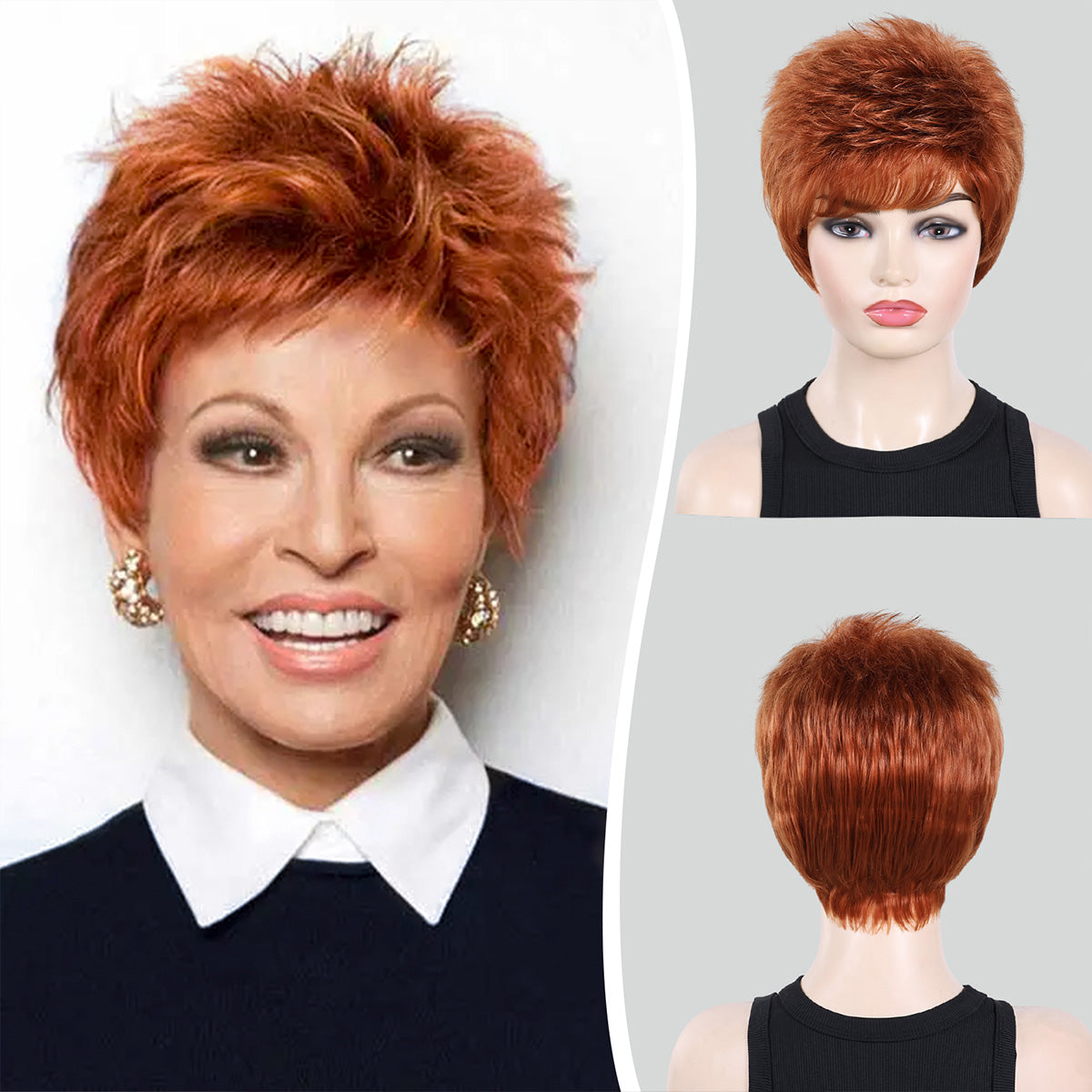 Vibrant Fluffy Bob Wig – Soft Texture, Natural Look, Heat Safe