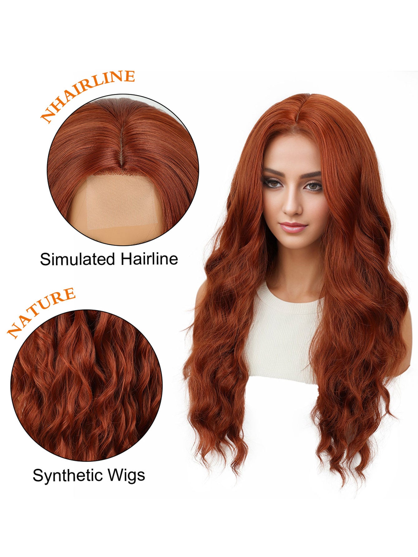 Breathable Comfort U-Shape Wig | Simulation Lace Front, Heat-Safe Synthetic Hair