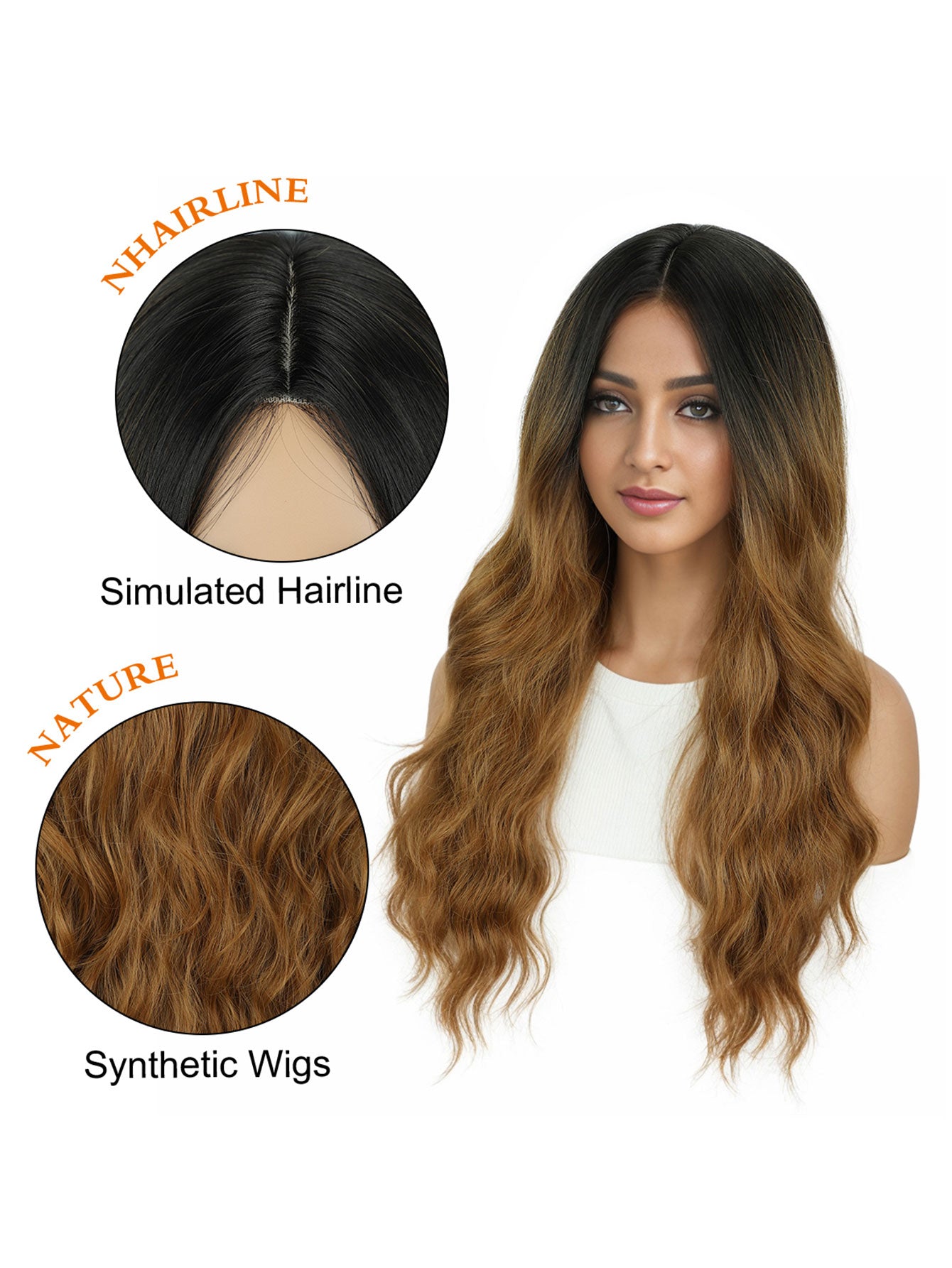 Breathable Comfort U-Shape Wig | Simulation Lace Front, Heat-Safe Synthetic Hair